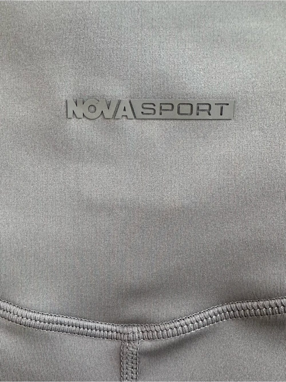 NovaSport Leggings Womens M Gray Lace Up Waist Stretch Activewear - Picture 5 of 8